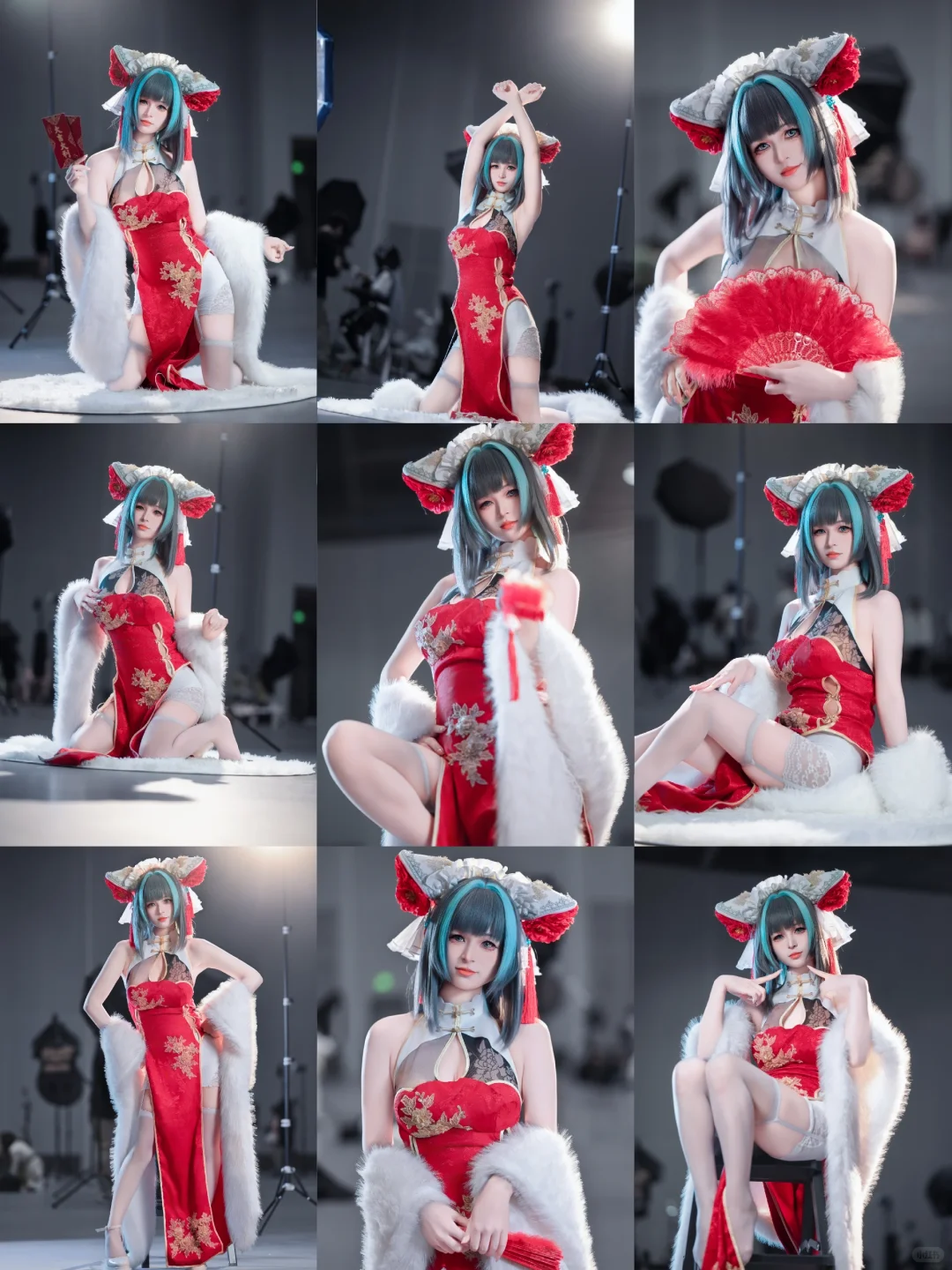 柴郡猫新春旗袍