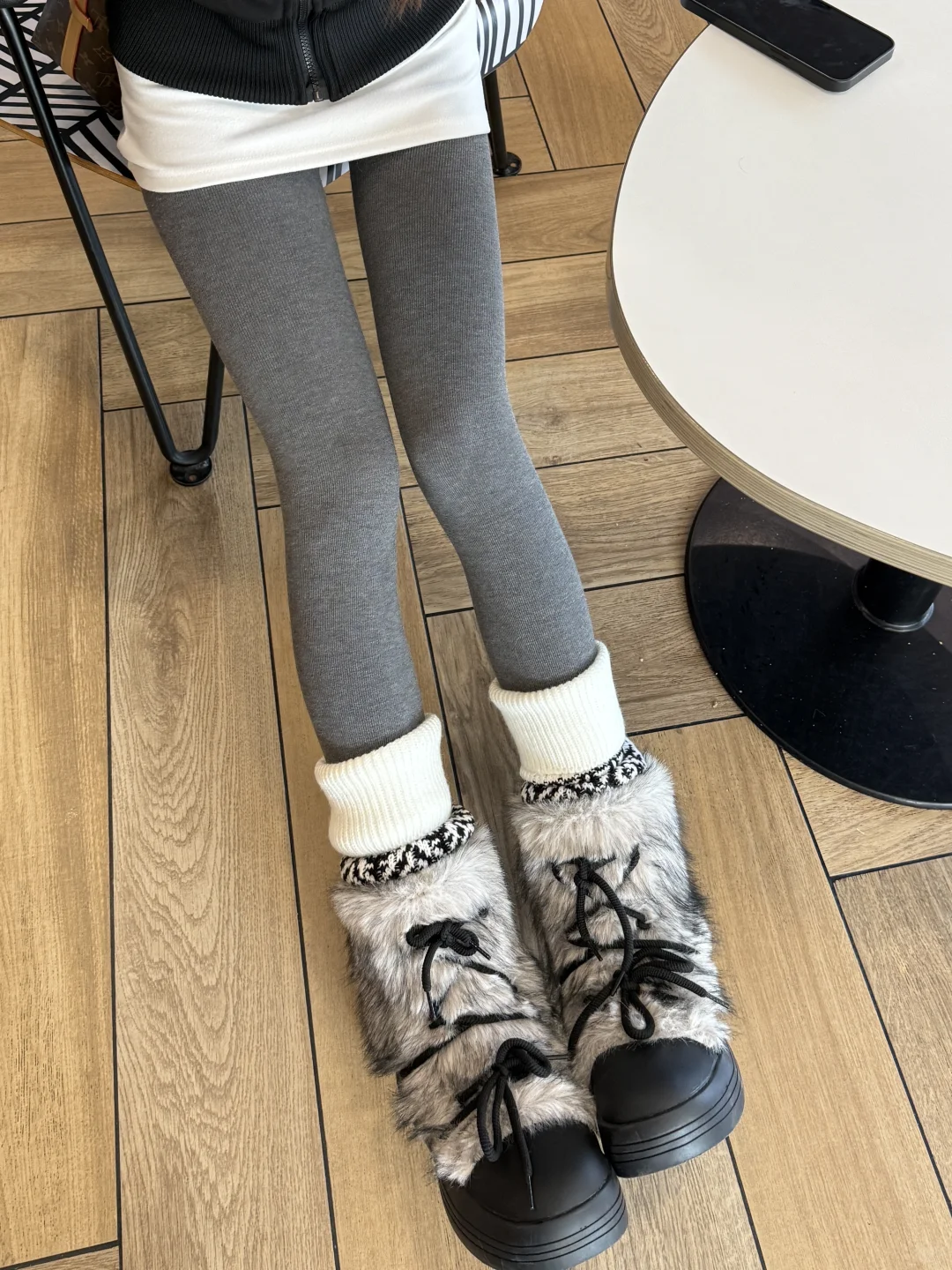 麦当当看到的…打底裤➕包臀裙真的不会尴尬吗