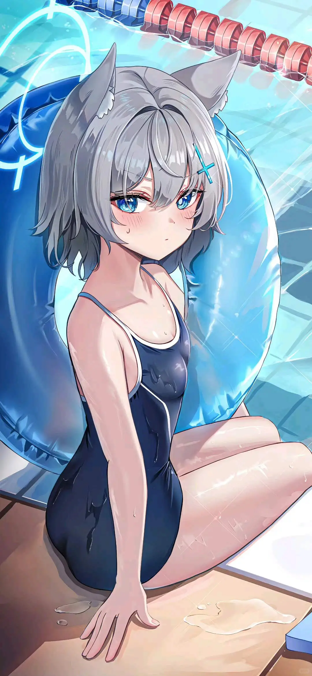 动漫壁纸|夏日海滩⌯>ᴗo⌯ಣ