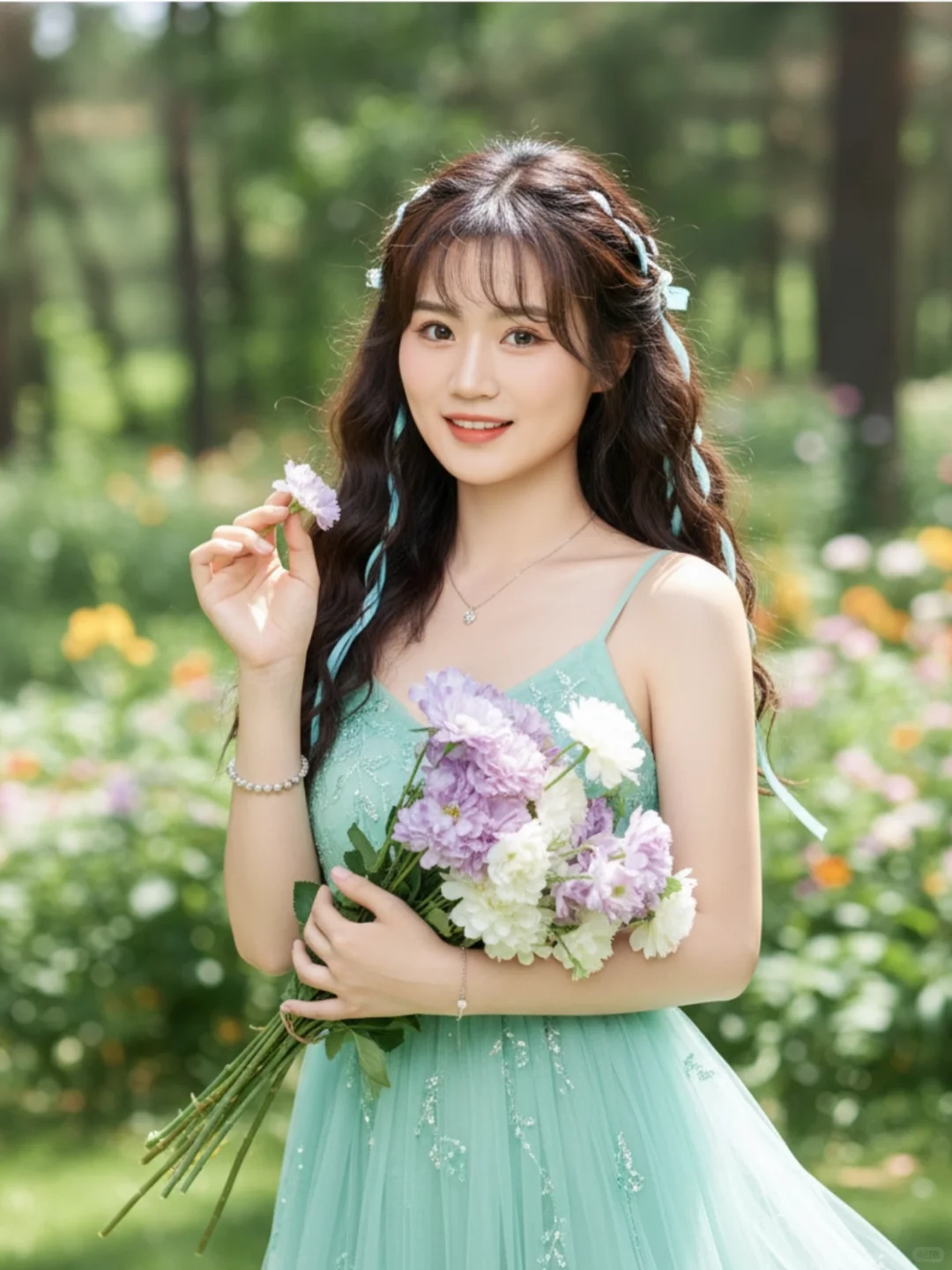 当我免费用AI拍到了森系仙女写真❗