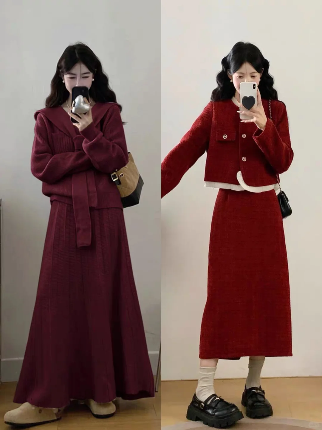 秋冬季女生想走温柔复古风怎么穿搭？