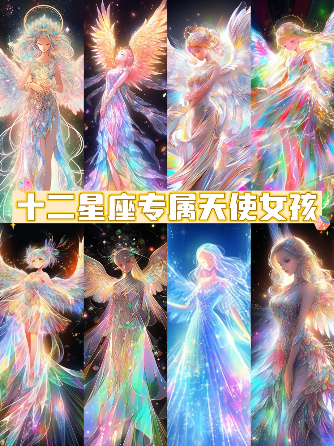 十二星座专属天使女孩 你是哪位天使呢？