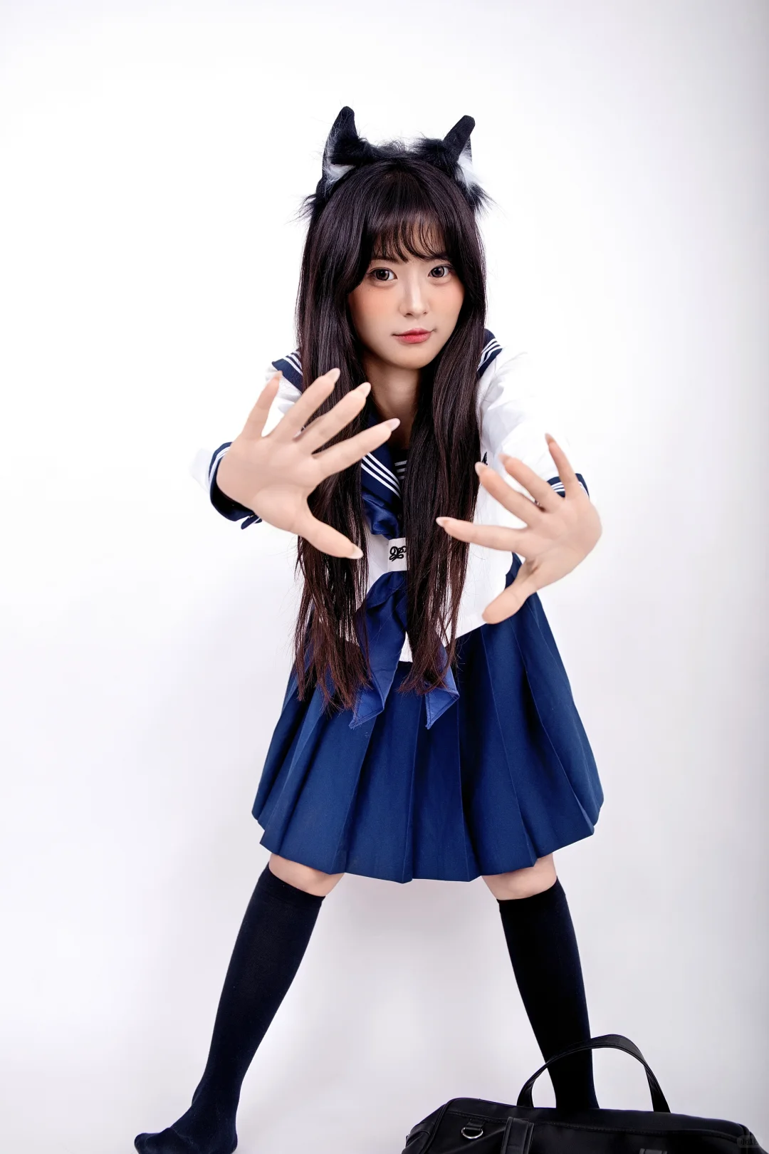 ✨超元气jk少女拍照姿势分享！