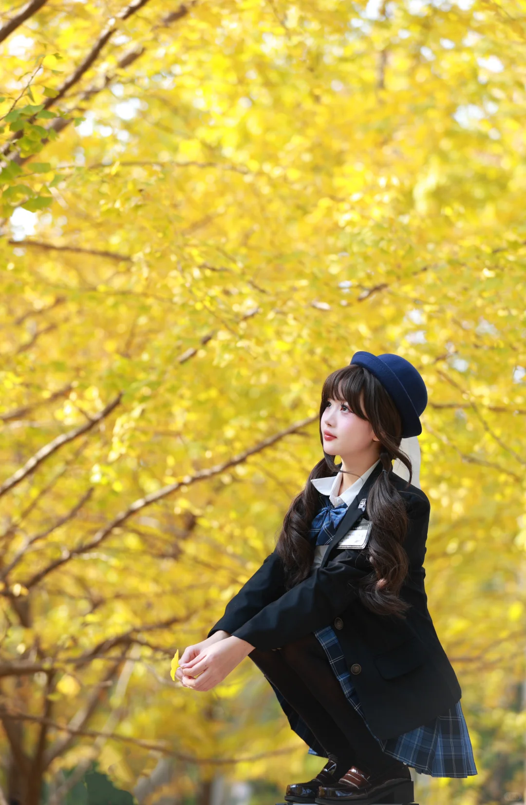 11.16实拍华科银杏jk绝美（可约拍丝）