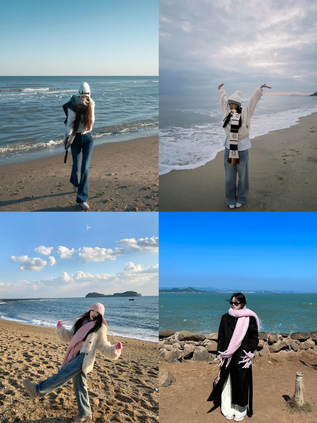 预存~冬日海边拍照姿势📸