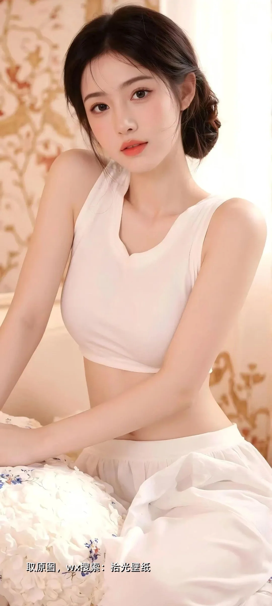 绝了！这组纯欲风壁纸太撩人！