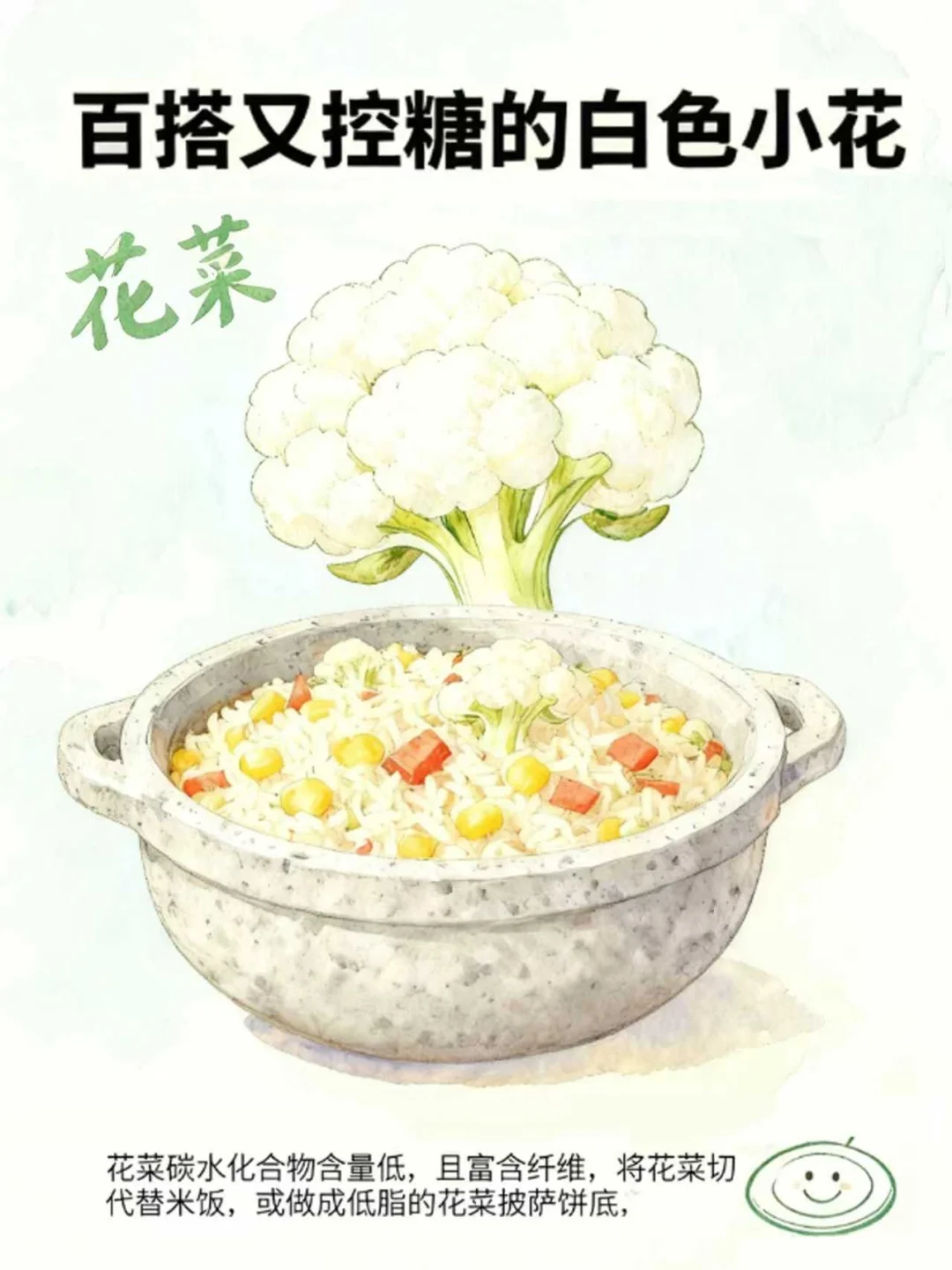 8款低升糖蔬菜合集｜控糖也能吃得超满足