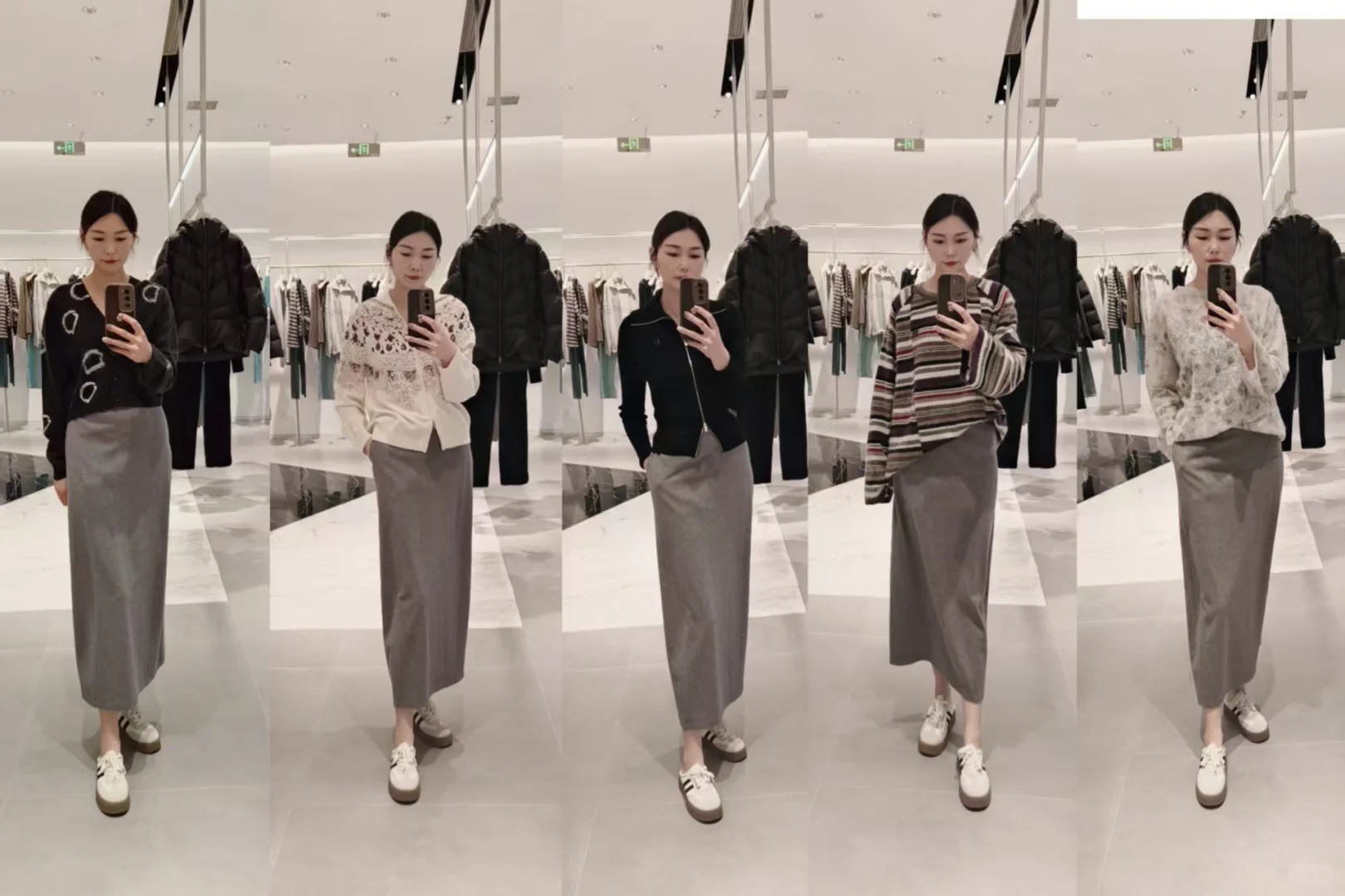 永远喜欢这种简单干净的穿搭！