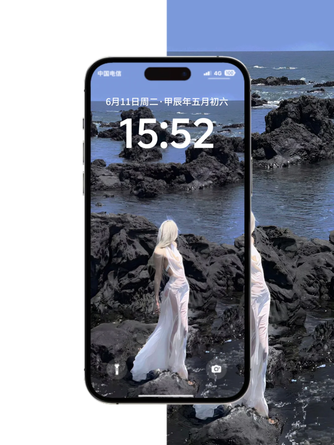 手机壁纸｜她留给你是背影🌊