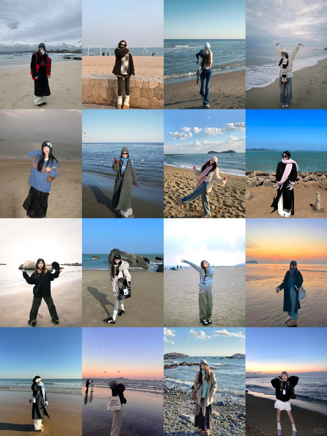 预存~冬日海边拍照姿势📸