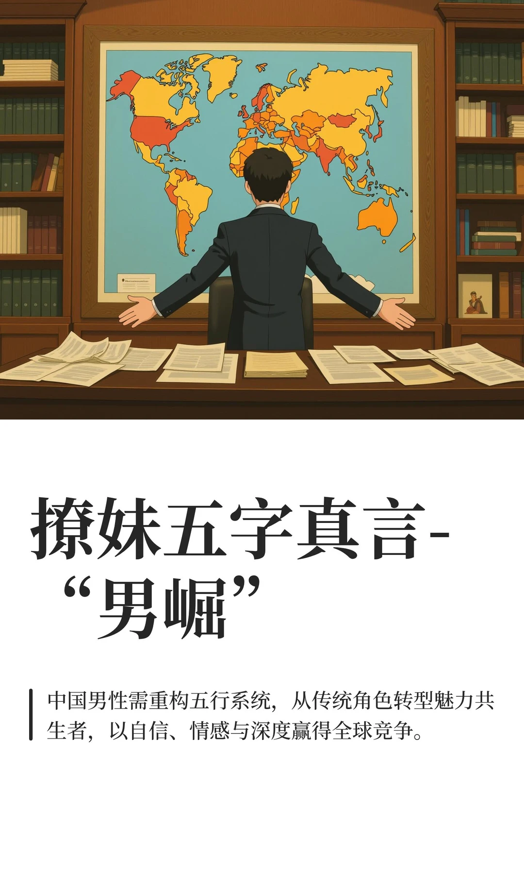 撩妹五字真言-“男崛”