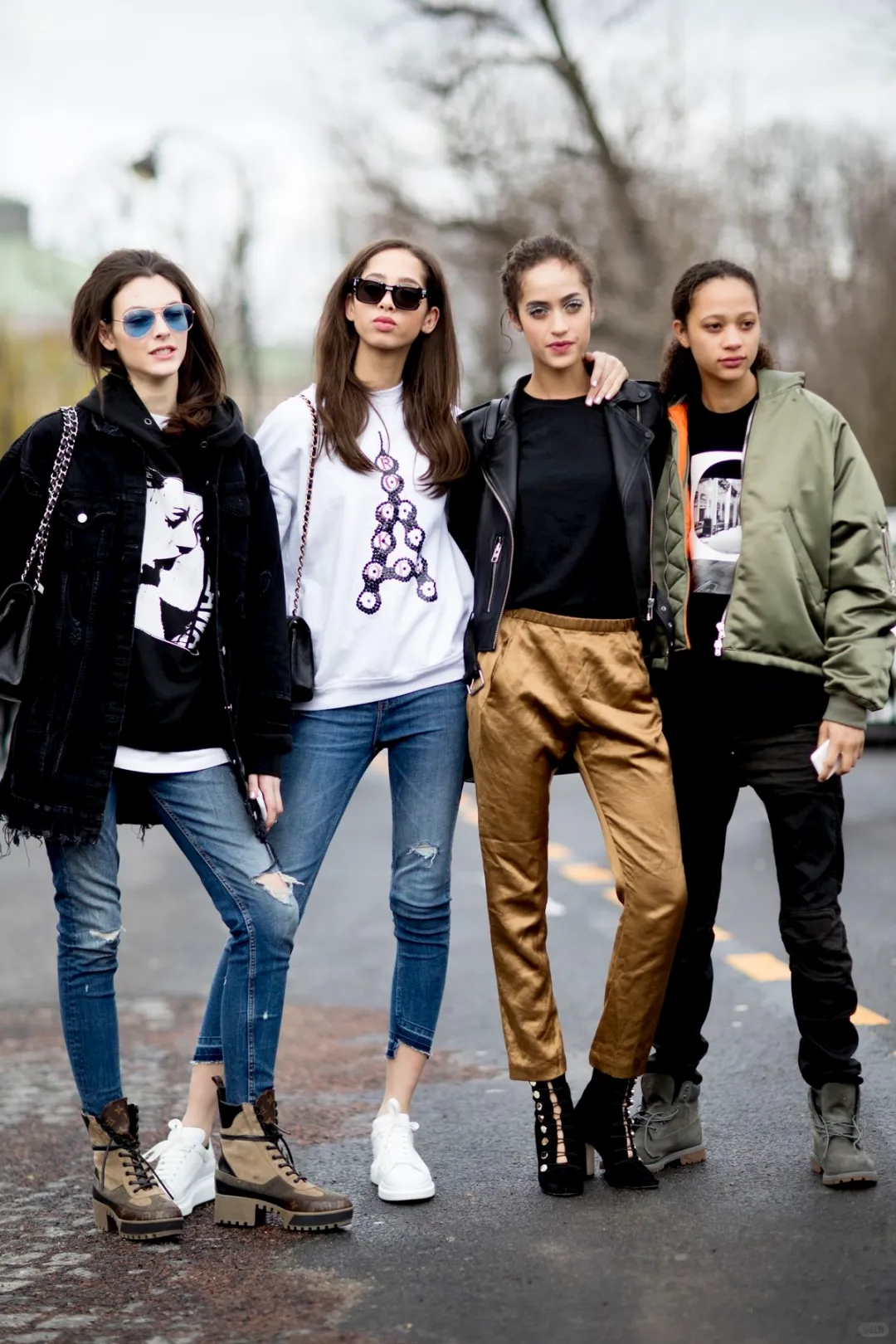 很怀念以前的时装周超模街拍