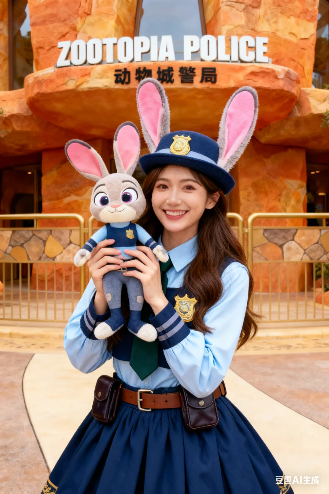 Ai写真●怎样0元生成迪士尼甜心警官写真？