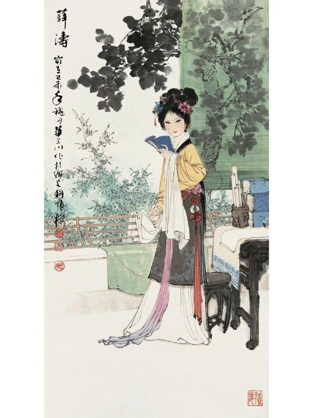 天⽣尤物，倾国倾城