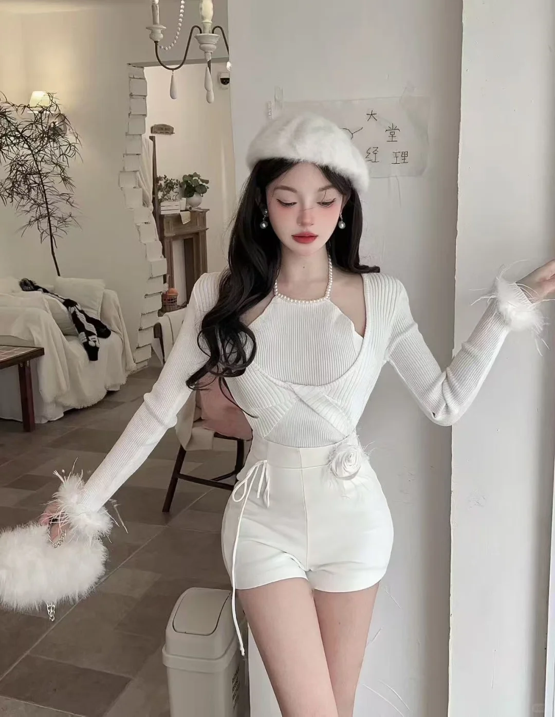 安安～广州沙河金马纯欲辣妹风女装档口