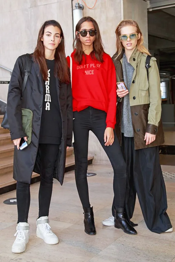 很怀念以前的时装周超模街拍