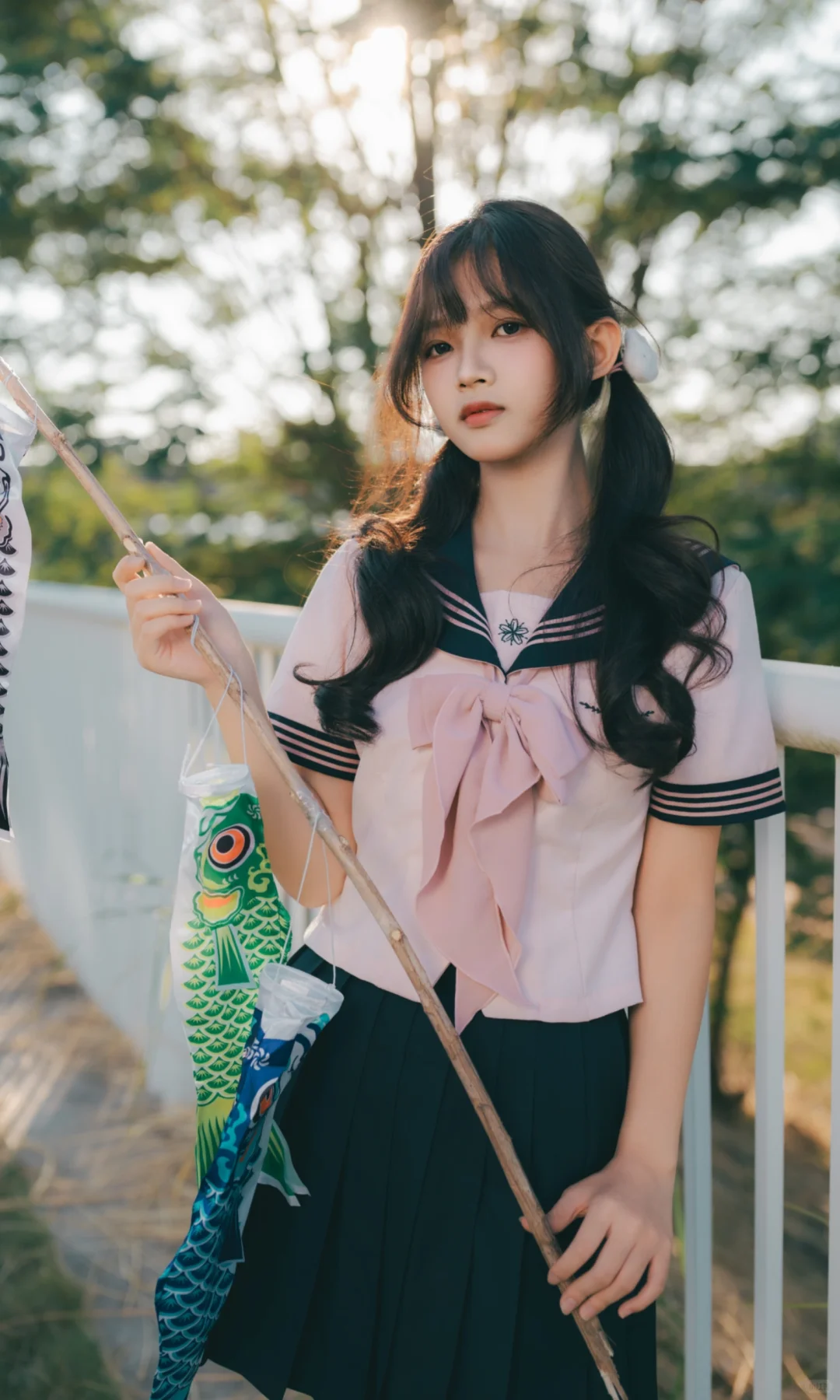 抓鲤鱼的限定氛围感📸️