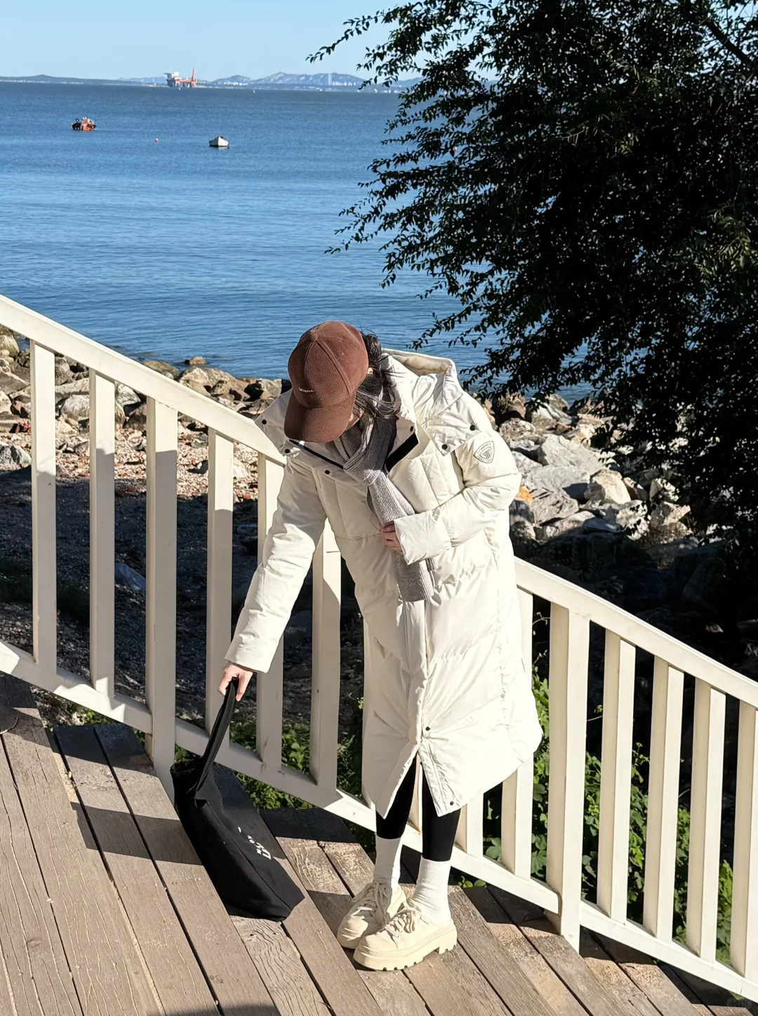 烟台渔人码头⛵️ 🧊在海边5G保命入冬💭