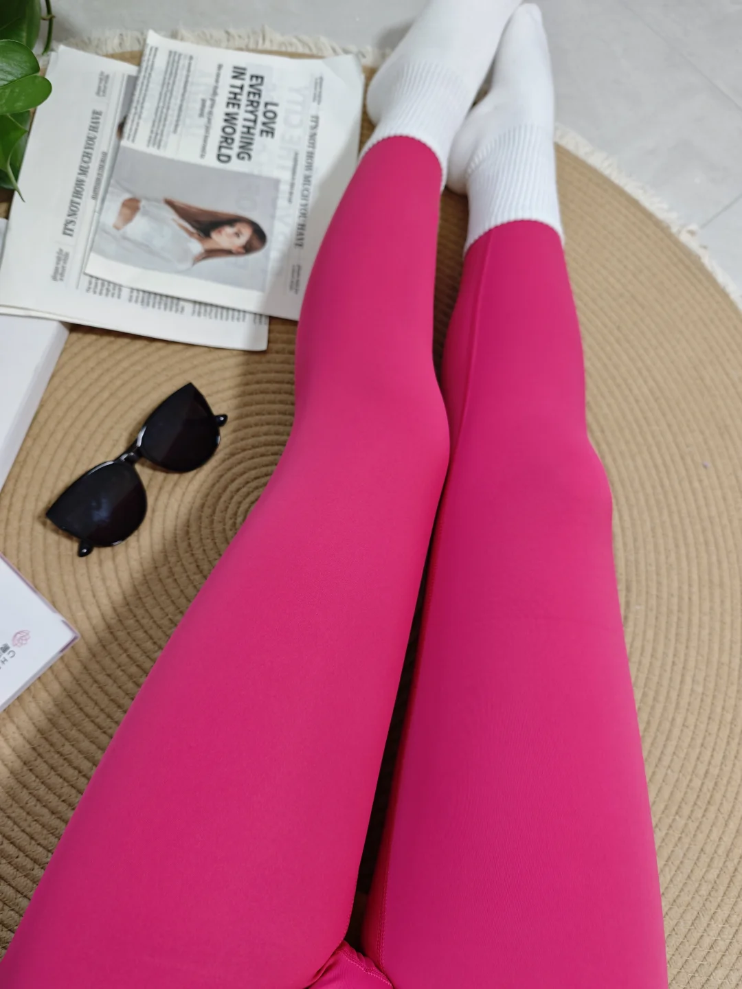  谁穿谁夸的收腹提臀瑜伽裤，两位数闭眼