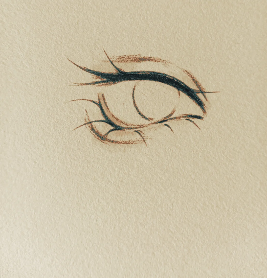 魅惑眼眼睛绘画教程