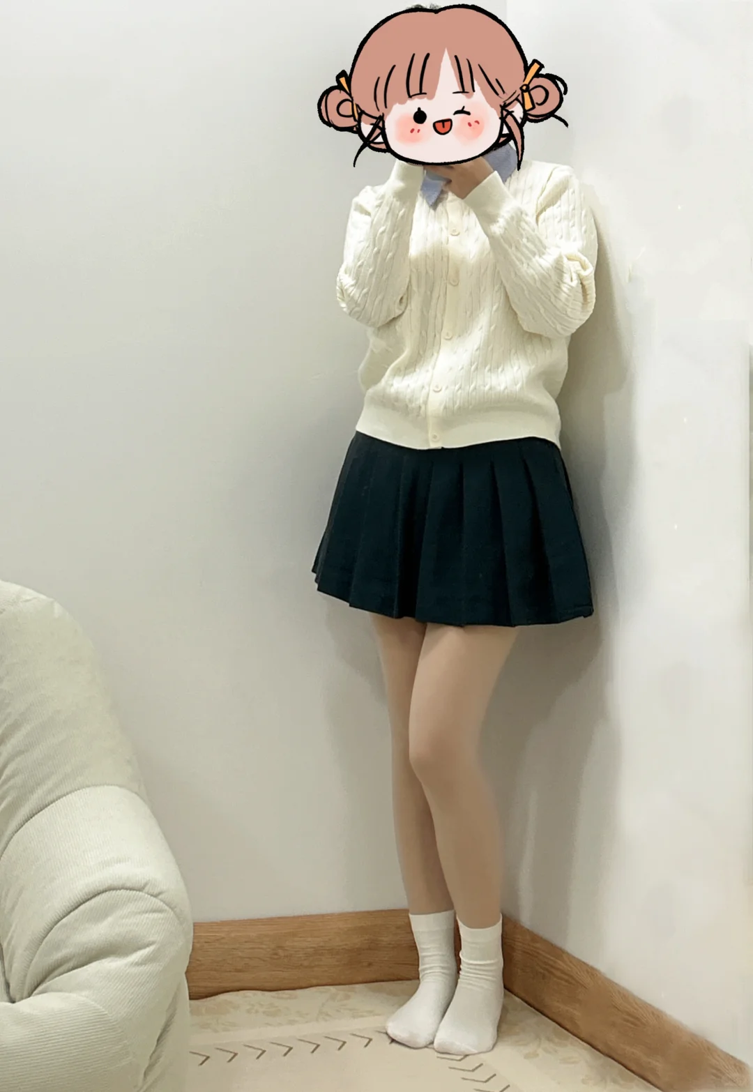 今天老婆是肉丝白袜温柔系。