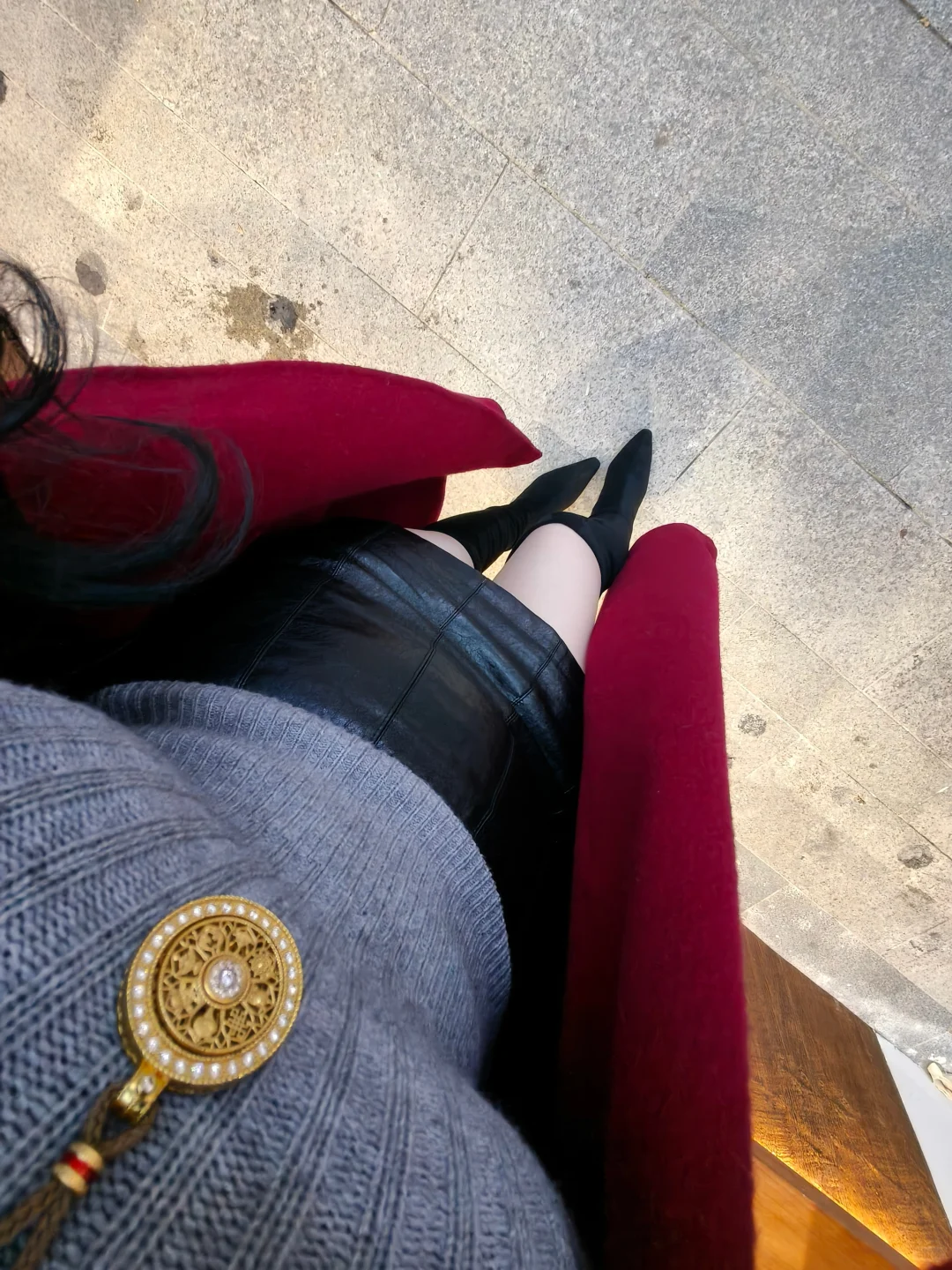 冷色调的外拍，喜欢ootd～～