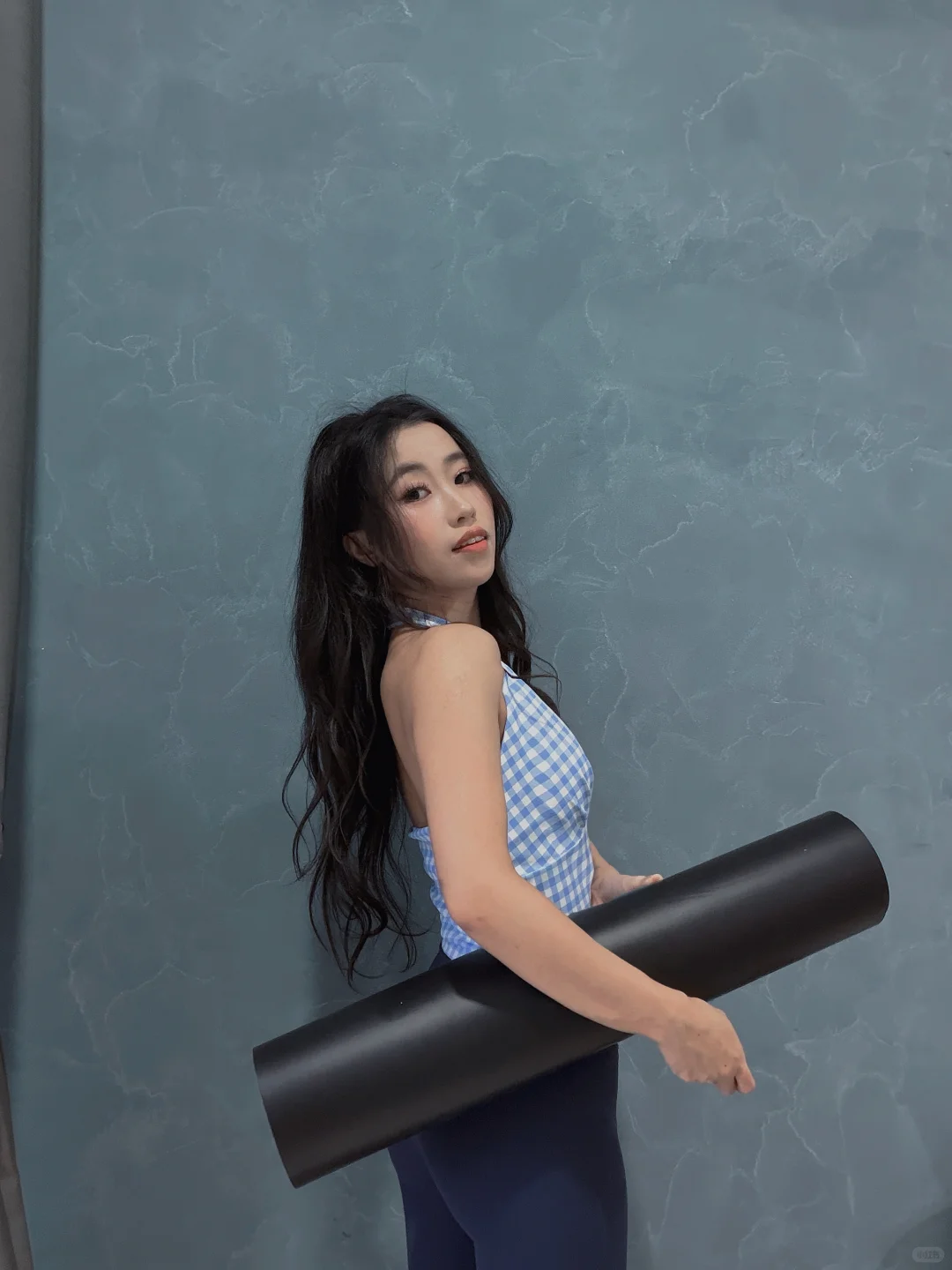 宅家和我喜欢的瑜伽服 瑜伽垫自拍📸