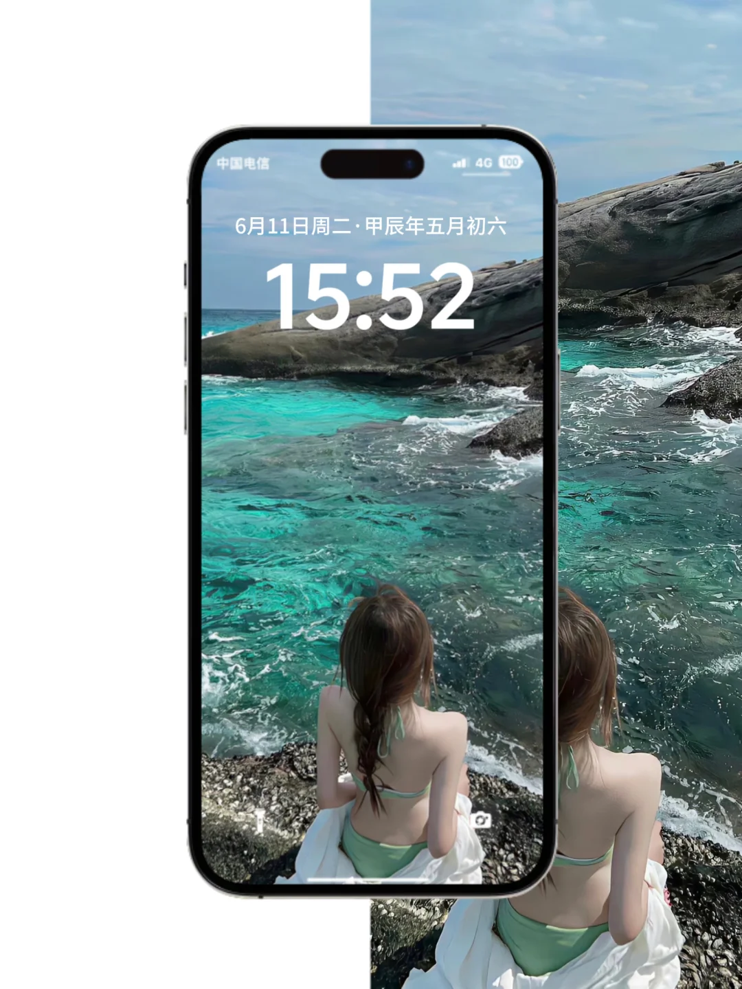 手机壁纸｜她留给你是背影🌊