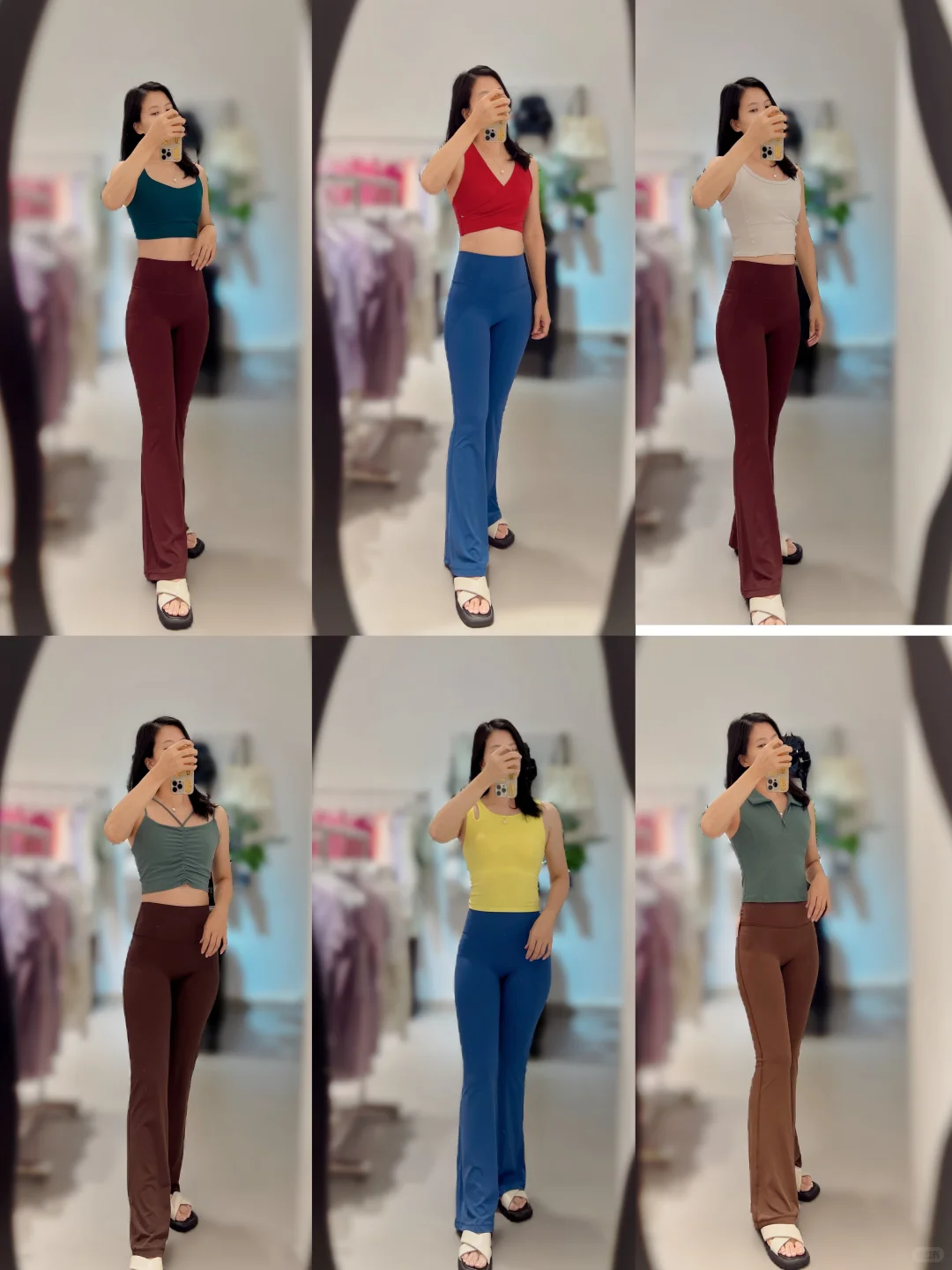 在东城万达，瑜伽服搭出港风复古松弛感