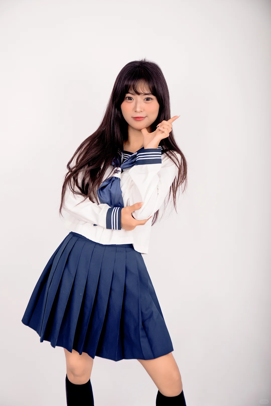 ✨超元气jk少女拍照姿势分享！