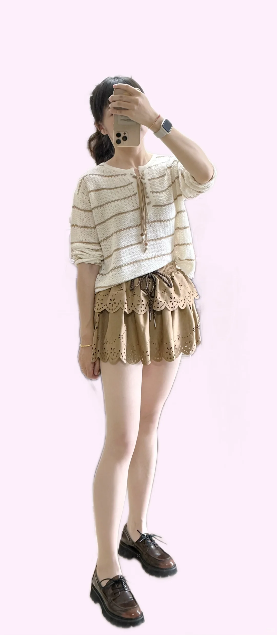 肉丝穿搭 | 早秋温柔风穿搭🍂