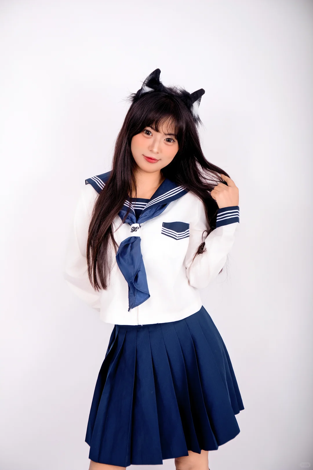 ✨超元气jk少女拍照姿势分享！