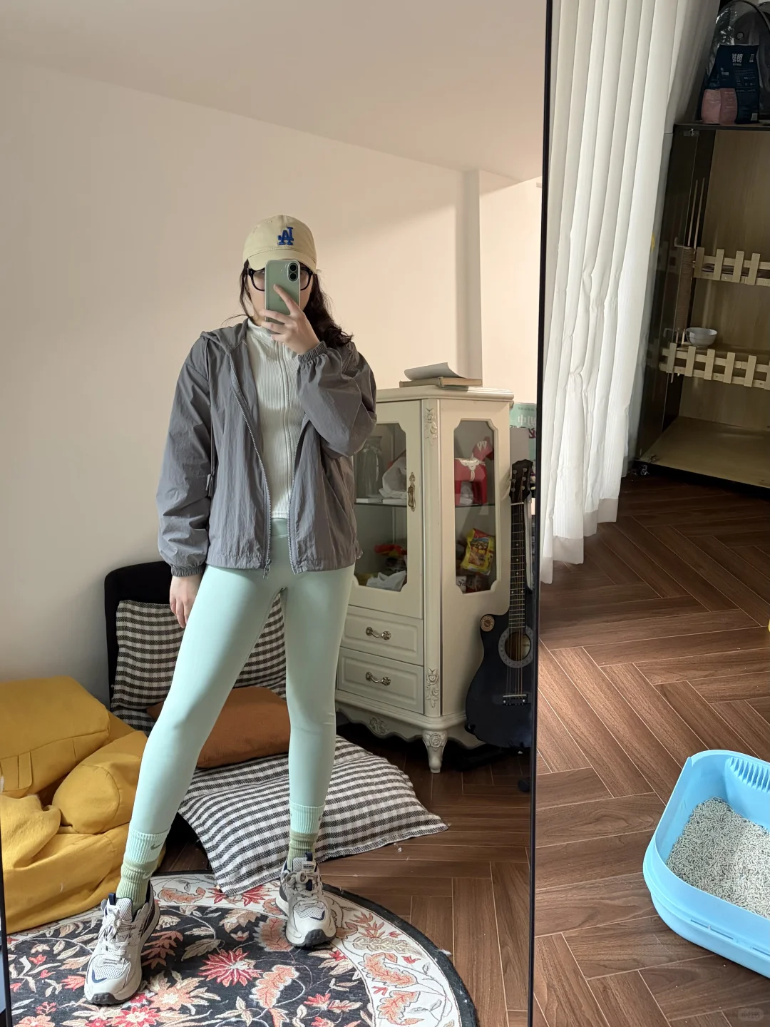 秋冬也要运动、瑜伽裤穿起来