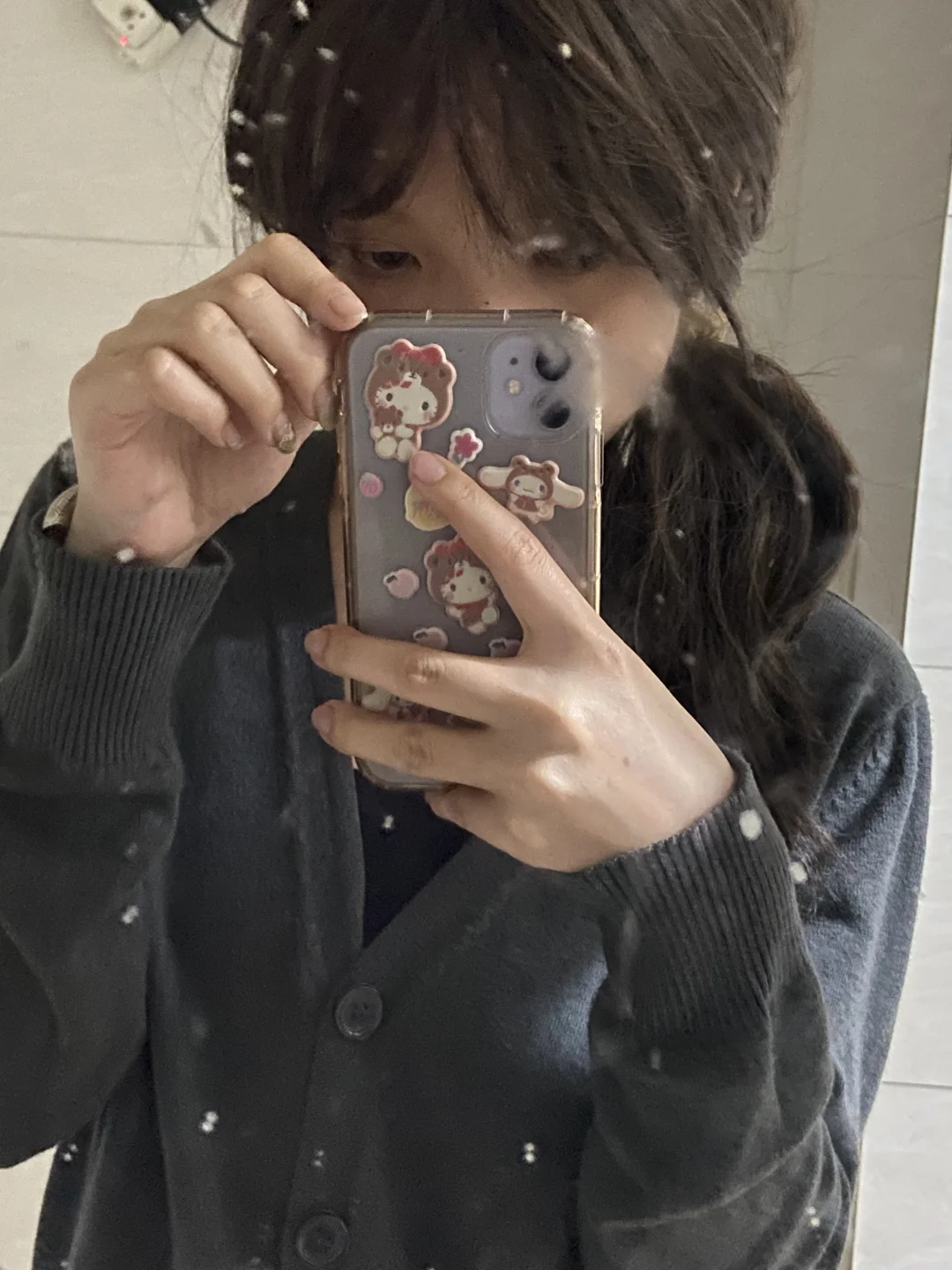 长发时有种莫名的人妻感