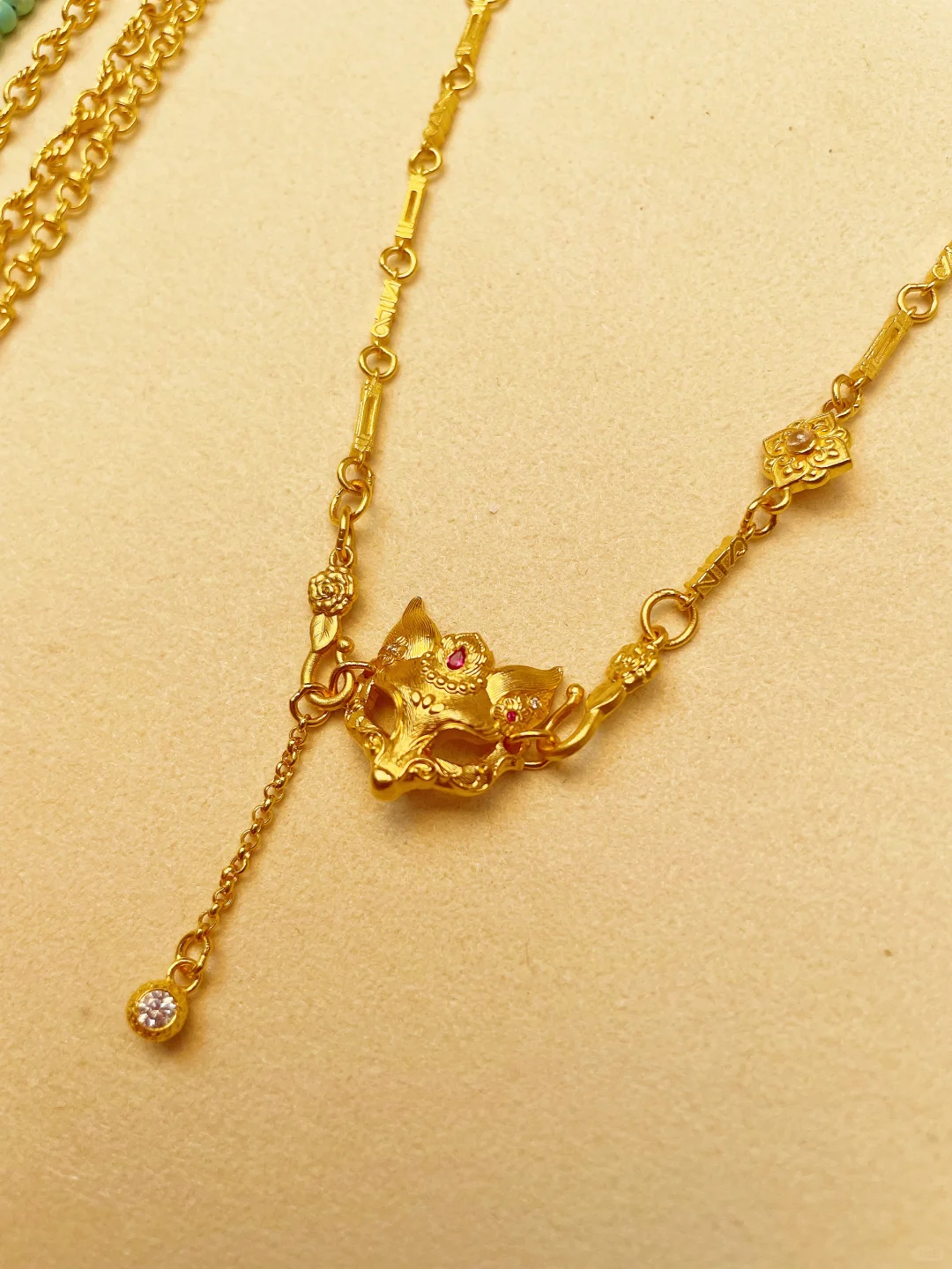 孟庆国非遗黄金澜焰·狐狸面具