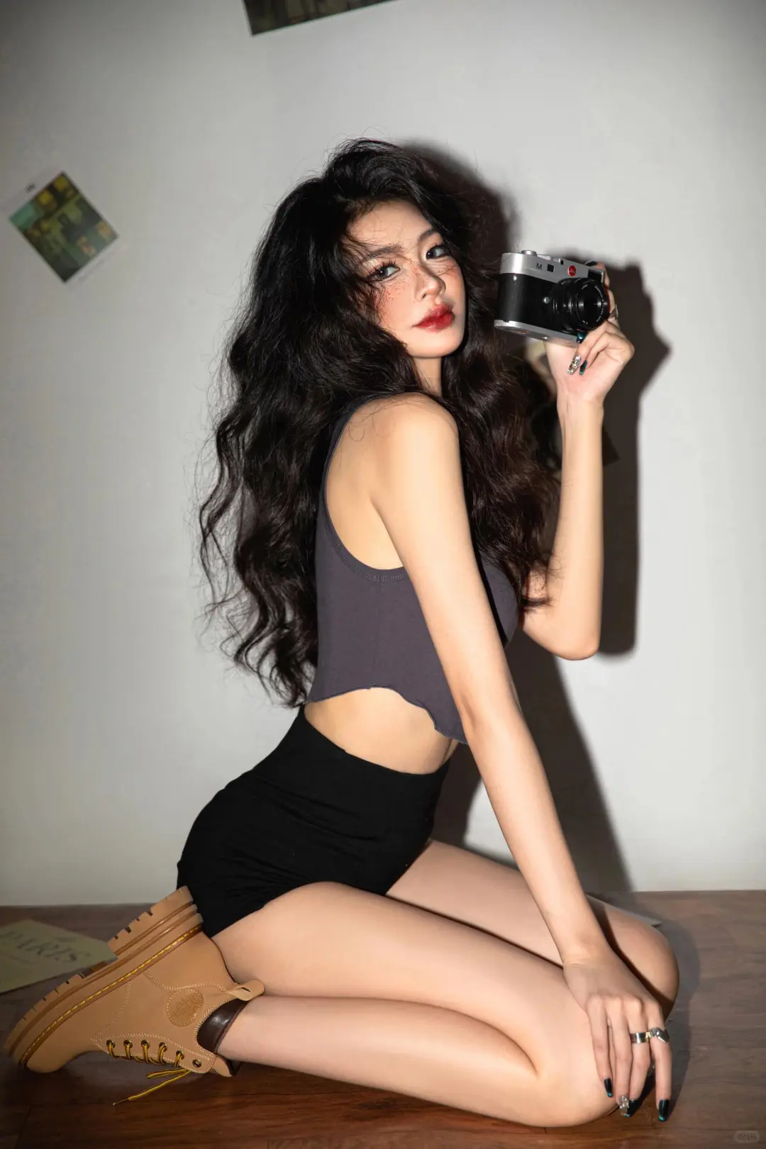 美式辣妹前来报道‼️超A一组辣妹写真📷