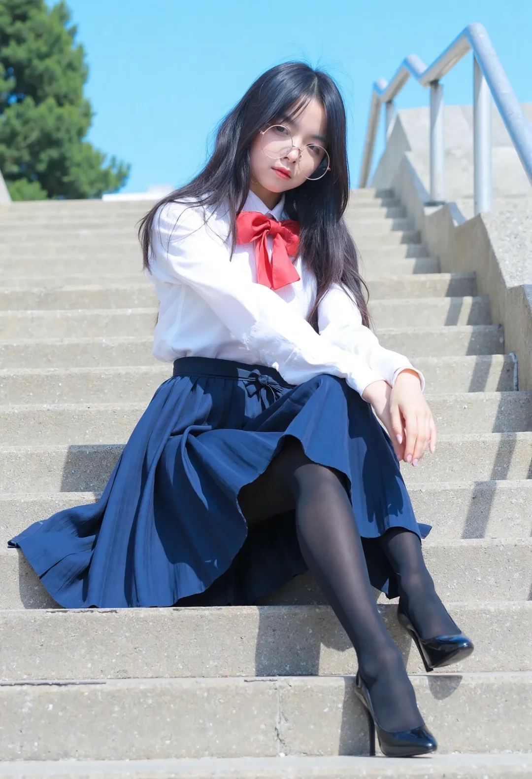 想在教室里拍到你～校服girl