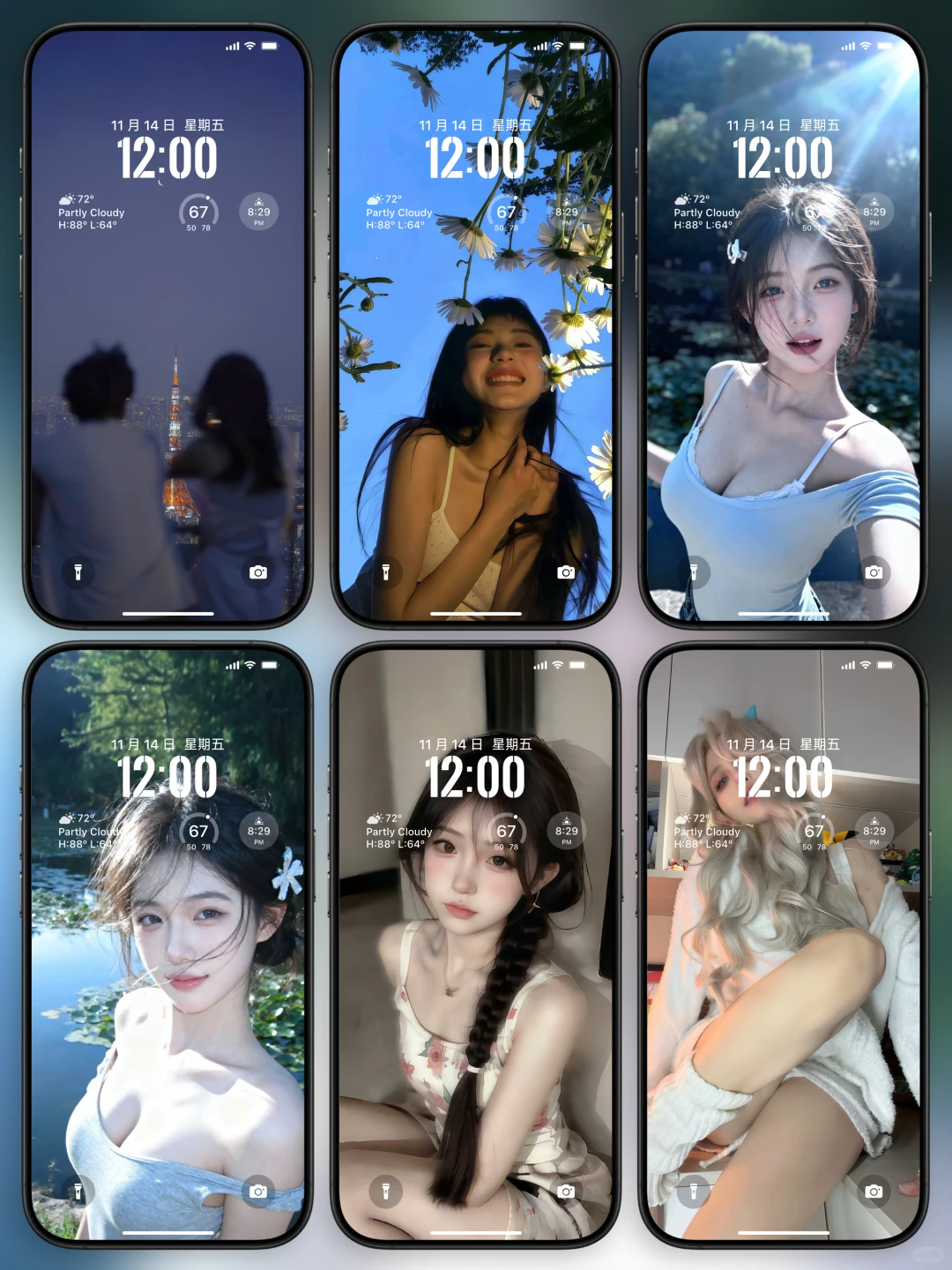 热门精选高清手机锁屏壁纸丨简介拿图