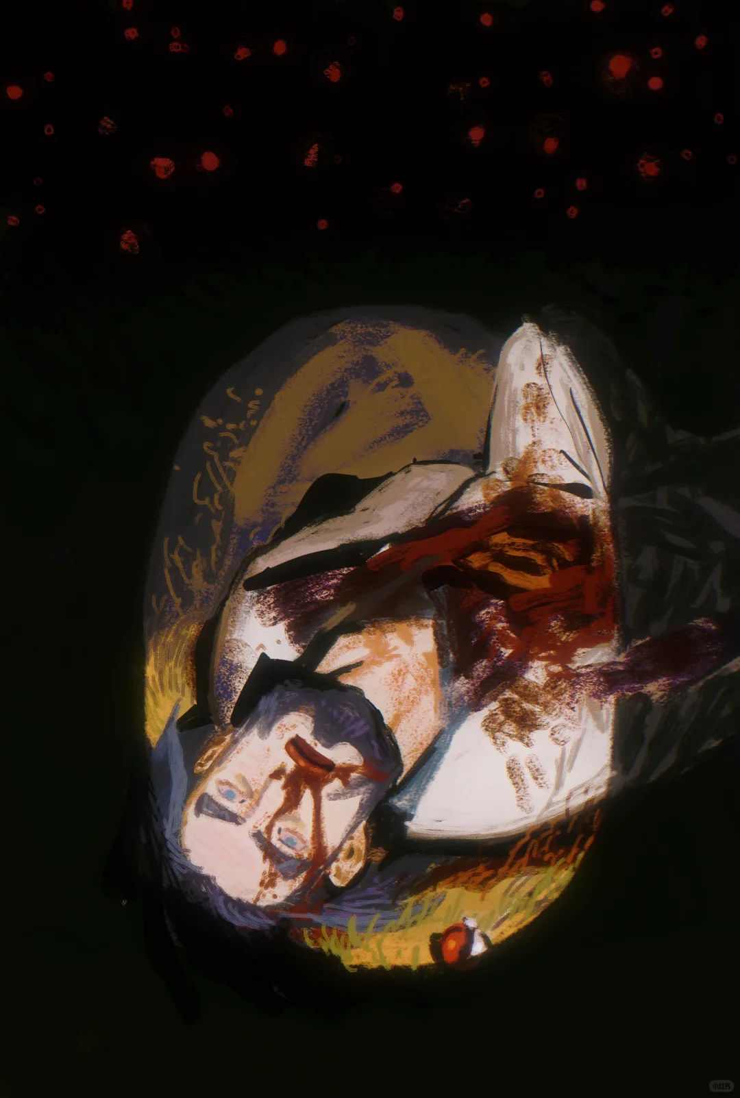 大松，45岁，卒于被灵遥引到野生特区被撕开