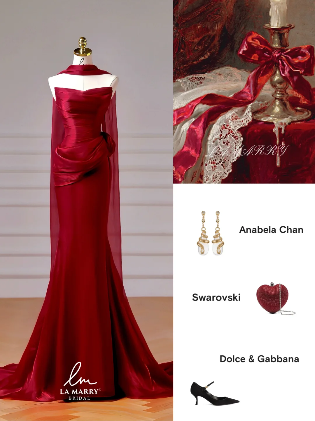 热烈生长𝑑𝑒玫瑰🥀娇艳欲滴·红色晚宴礼服