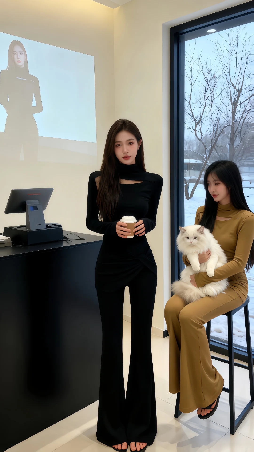 这个look也太显瘦了吧！