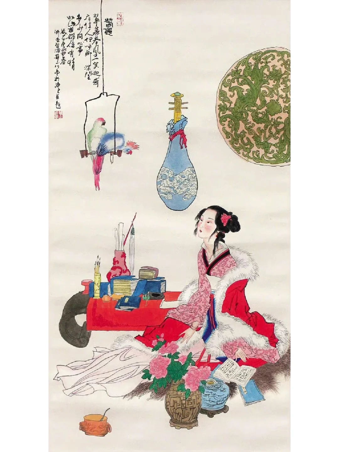 天⽣尤物，倾国倾城