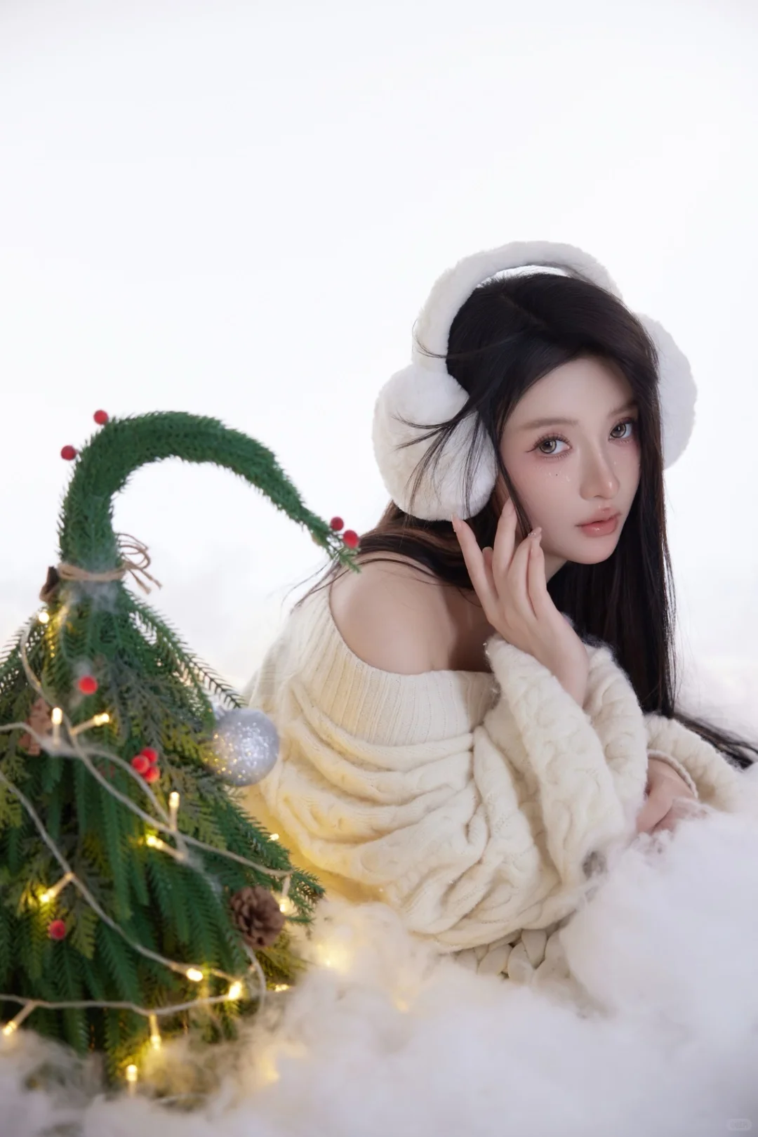 🌟圣诞树前的温柔瞬间🎁被礼物和灯光治愈了