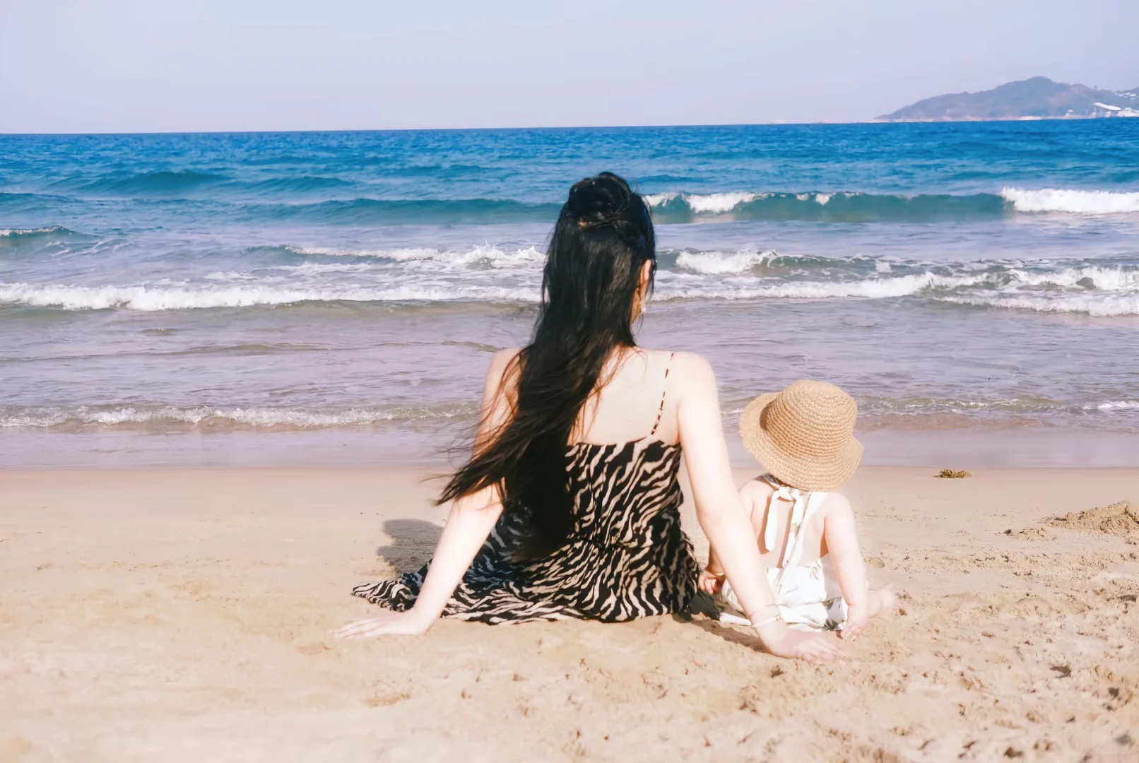 🌊带宝宝去海边拍到的第一组人生照片～