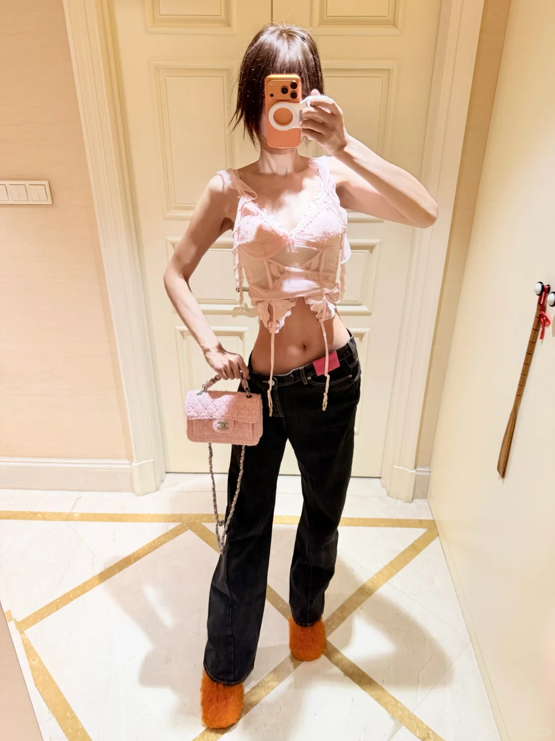 蕾丝粉🩷ootd🤳🦋