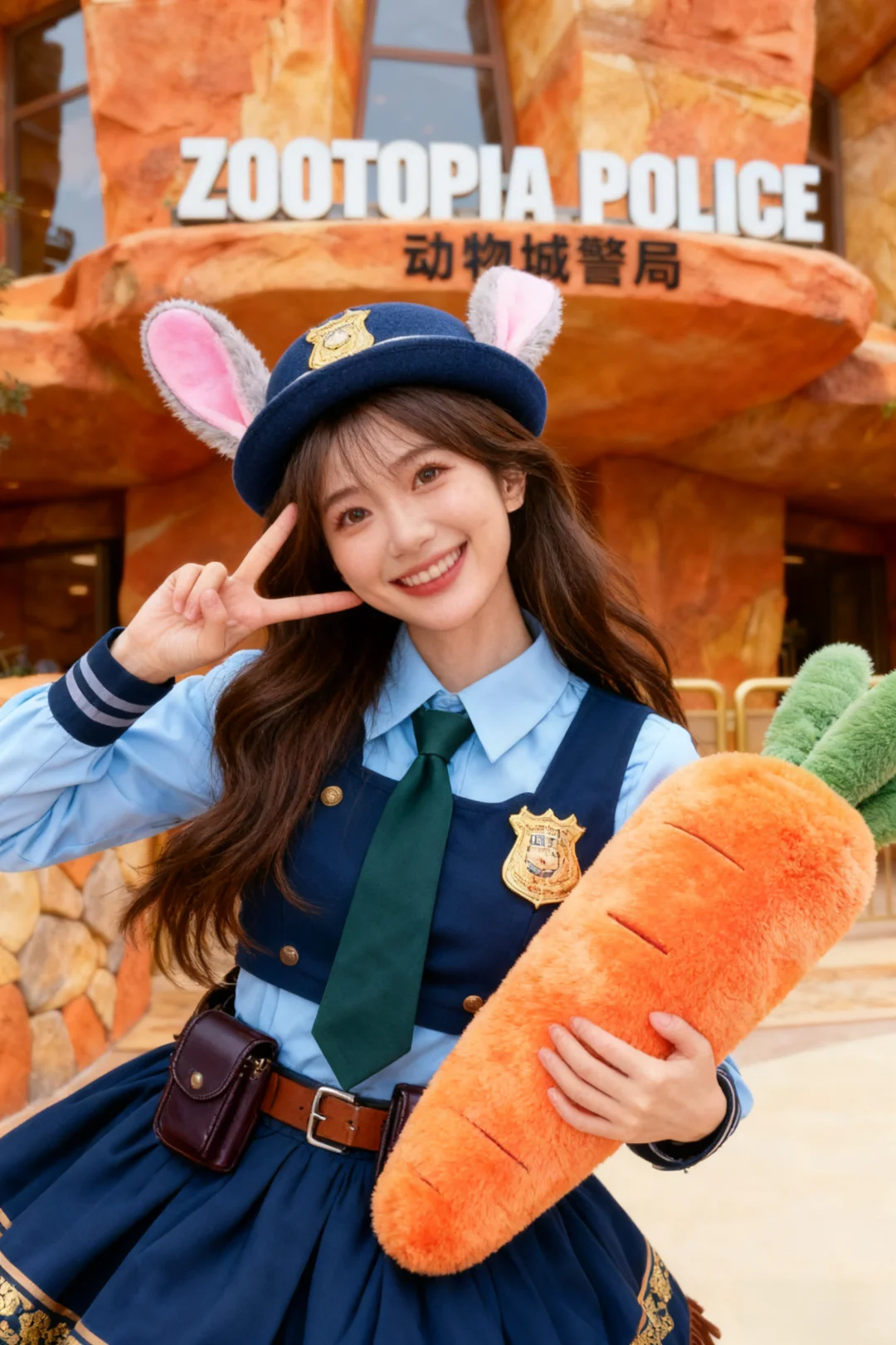 Ai写真●怎样0元生成迪士尼甜心警官写真？