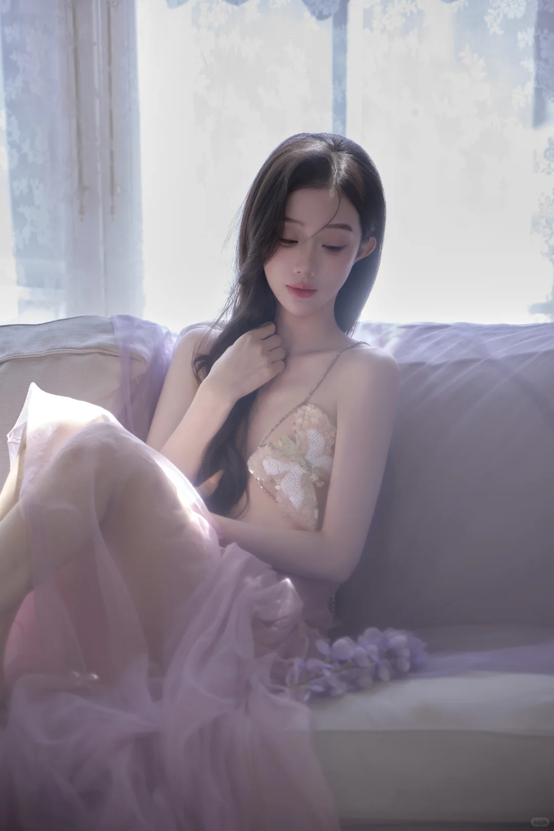 时隔三年再拍轻私房 这次是温柔的紫色💜