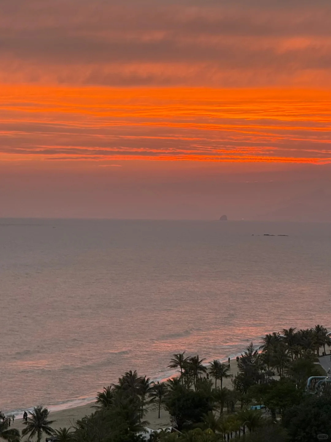 海边的日落太美了！！！｜ootd💓