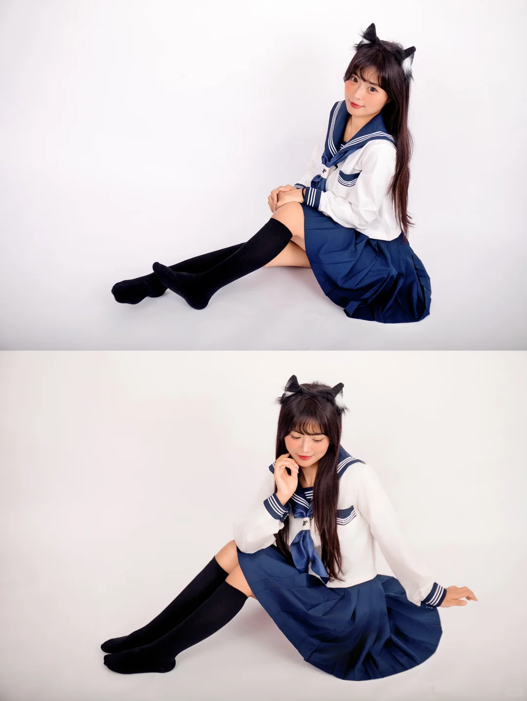 ✨超元气jk少女拍照姿势分享！