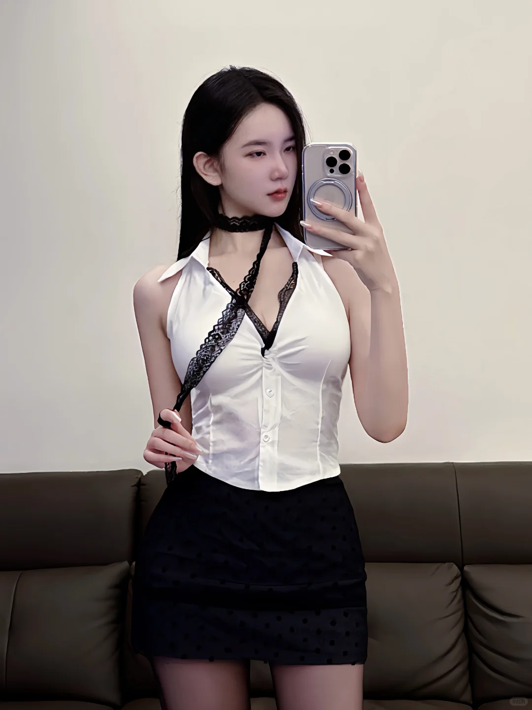 御姐穿搭｜纯欲性感学姐风